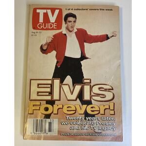 Vintage TV Guide Elvis Forever August 1997 Collectible Cover